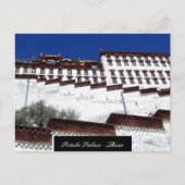 Potala Palace, Lhasa Architecture, boeddhistisch T Briefkaart (Voorkant)