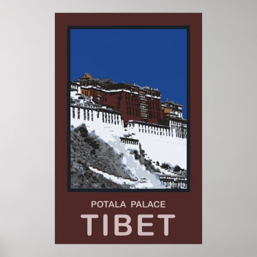 Potala Palace Lhasa Tibet Poster (Voorkant)