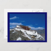 Potala Palace Tibet Briefkaart (Voorkant / Achterkant)
