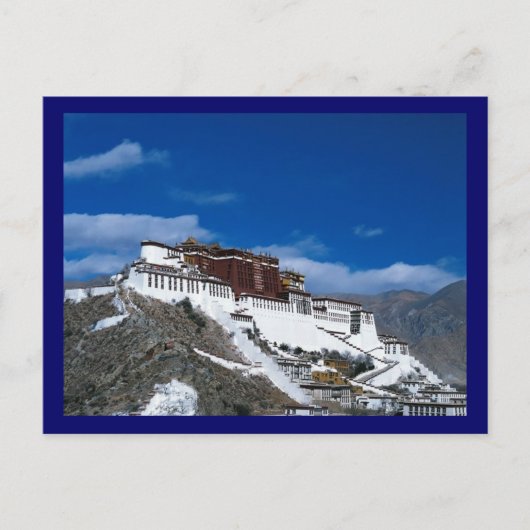 Potala Palace Tibet Briefkaart (Voorkant)