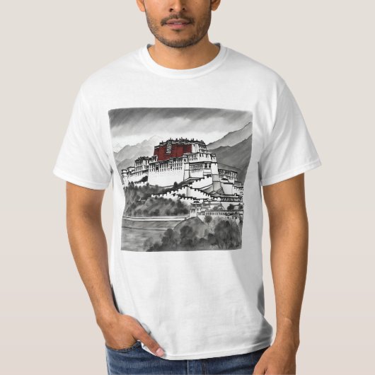 Potala Palace Tibet T-shirt (Voorkant)