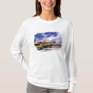Potala-paleis binnen met torenspitsen thuis t-shirt