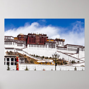 Potala-paleis in Lhasa - Tibet Poster
