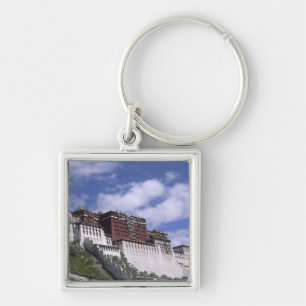 Potala-paleis op berg de woonplaats van de Dalai Sleutelhanger