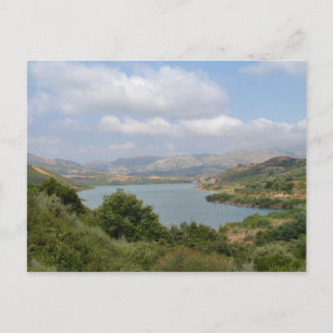 Potami Dam Cretan Landscape Briefkaart