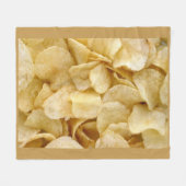 Potato Chip Cozy Blanket Fleece Deken (Voorkant (Horizontaal))