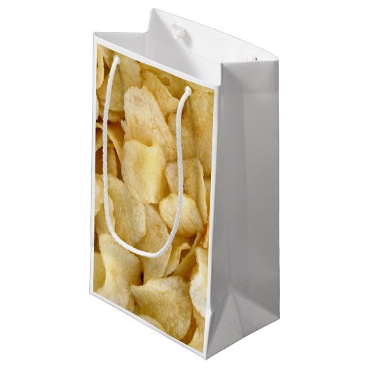 Potato Chip Gift Bag Klein Cadeauzakje (Voorkant Gekanteld)