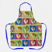 Potato Chip Hearts Patchwork Design Aprons Schort (Voorkant)