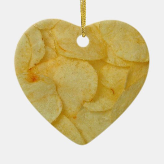 Potato Chip Keramisch Ornament (Voorkant)