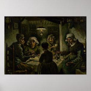 Potato Eaters door Vincent Van Gogh Poster