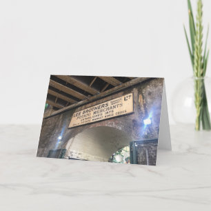 Potato Merchants Borough Market London UK Foto Kaart