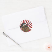 Potato Ninja Ronde Sticker (Envelop)
