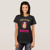 Potato Queen Funny Potato Vegetable Lovers Boys Gi T-shirt (Voorkant volledig)