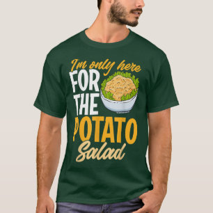 Potato Salad houdt van Foodie Vegan Humor Funny Di T-shirt