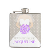 Pote mariée coutume nommé flacon de hanche (Devant)