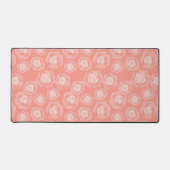 Poteau de bureau d'esthétique botanique rose (Recto)