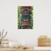 Poteau totem Pole Poteau Poster (Cuisine)