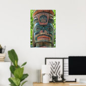 Poteau totem Pole Poteau Poster (Bureau à domicile)