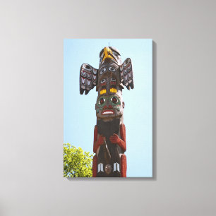 Poteau Totem Toile Enveloppée