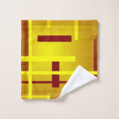 Poteaux rouges et jaunes (Gant de toilette)