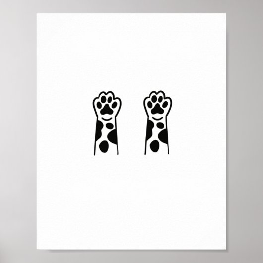 Poten omhoog, poten thema poster (Voorkant)