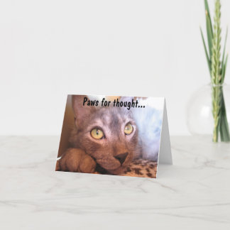 Poten voor Gedachte Ogen Kaart