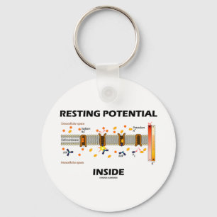 Potentieel voor tests binnenin (natriumkaliumpomp) sleutelhanger