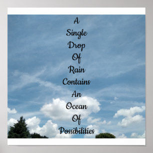 Potentiële afdruk, waardevol Poster (mat)