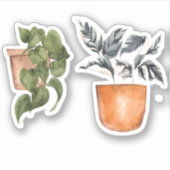 Potentiële Planten - Groen startpunt Sticker (Voorkant)