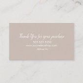 Poterie Artiste Vase Vaisseaux Logo Carte de visit (Dos)