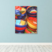 POTERIE COLORÉE - Toile Art (Insitu (Plancher de Bois))