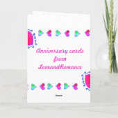 Poterie de la carte 9 d'anniversaire (Dos)