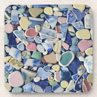 Poterie de mer, verre de plage, dessous de verre