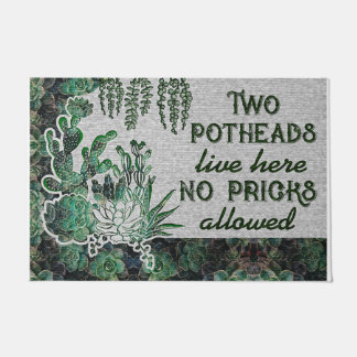 Potheads live Hier Deurmat, Gardening Lovers Deurmat