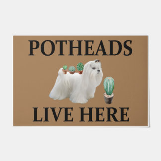 Potheads wonen hier, hondencadeau liefhebber Malte Deurmat