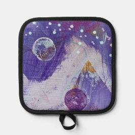 Potholder in het ontwerp van Moon Mountain Pannenlap