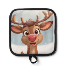Potholder with Christmas design