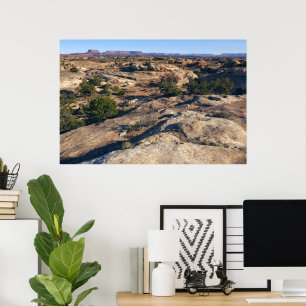 Pothole Point Trail in Canyonlands National Park Poster