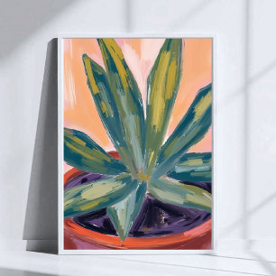 Pothos Kamerplant Moderne Botanische Groene Aquare Poster
