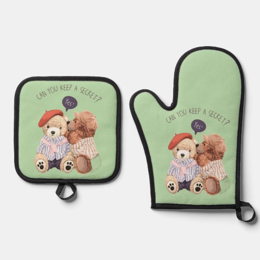 Pothouder Ovenwant & Pannenlap Set (Voorkant)