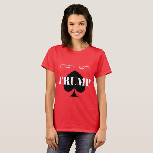 Poti op trump t-shirt (Voorkant volledig)