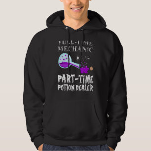 Potion Bottle Gothic Mechanic Costume Halloween Hoodie