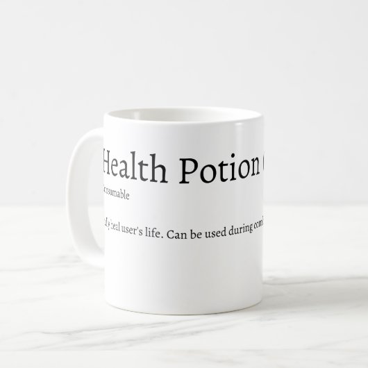 Potion de santé Mug (Devant gauche)