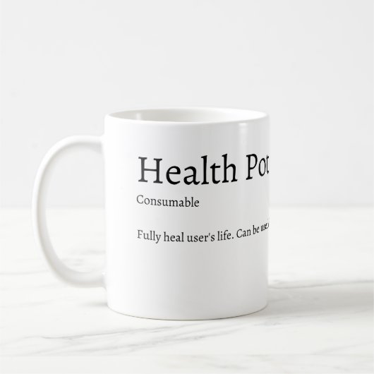 Potion de santé Mug (Gauche)