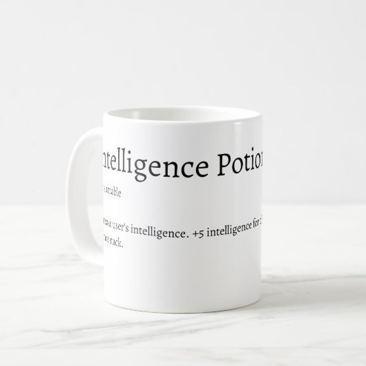 Potion d'intelligence Mug (Devant gauche)