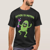 Potion in Motion Funny Dancing Monster Science Lab T-shirt (Voorkant)