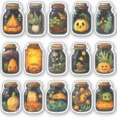 Potion Ingrediënten Halloween Stickers (Voorkant)