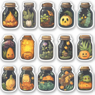 Potion Ingrediënten Halloween Stickers