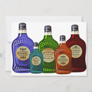 Potion magique Invitation Vampire tonique Poison d
