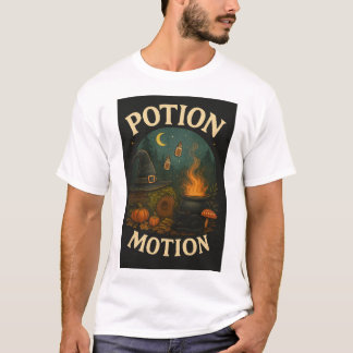 “Potion Motion” – Whimsische Heksen Halloween T-shirt